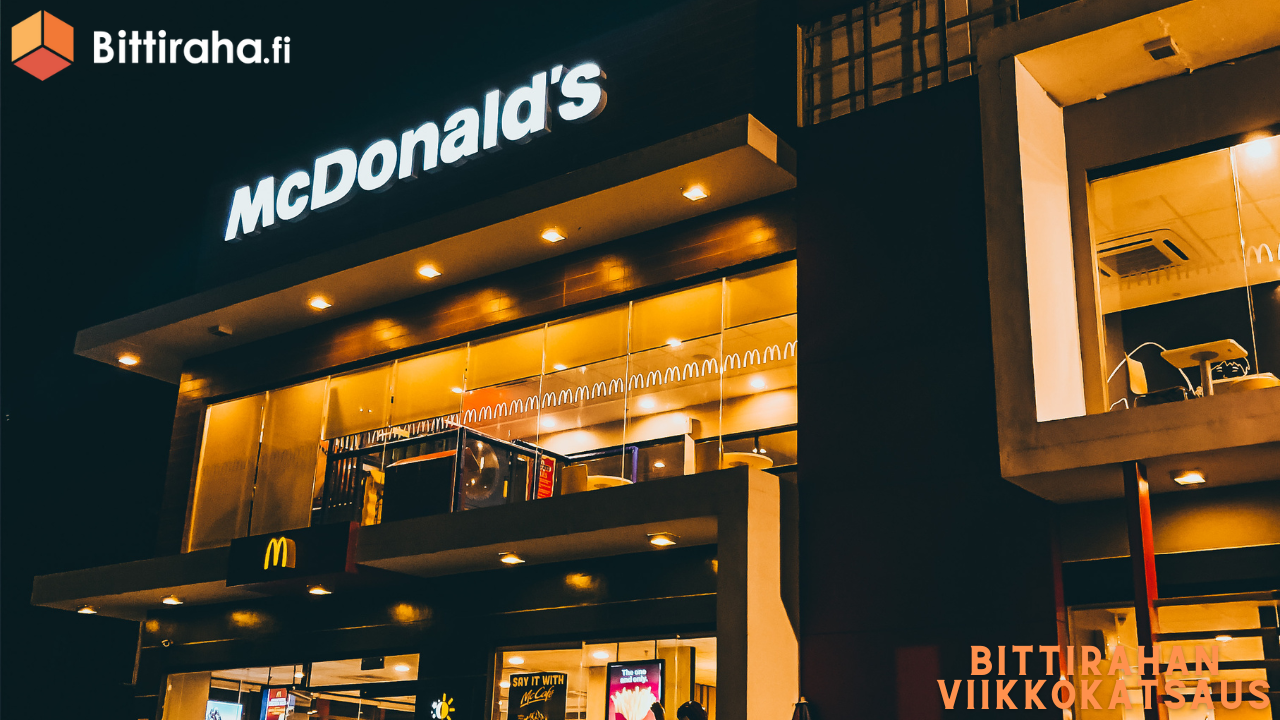 McDonald’s yhteistyössä Luganon kaupungin kanssa hyväksyi bitcoinin maksuvälineenä